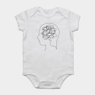 complicated (black) Baby Bodysuit